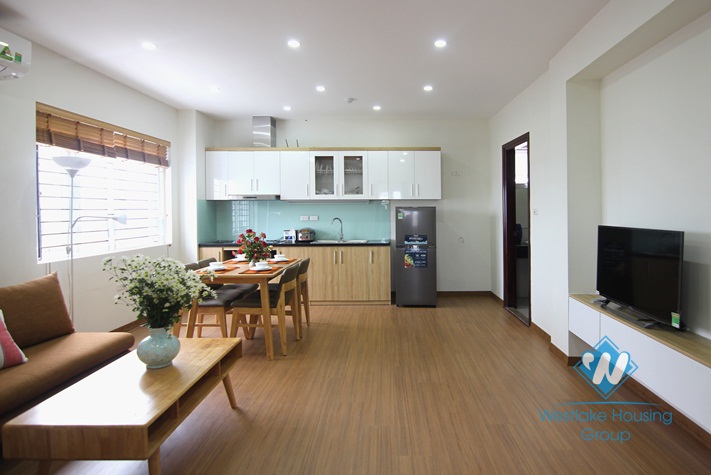 Nice and new one bed apartment for rent on Yen Phu island, Tay Ho